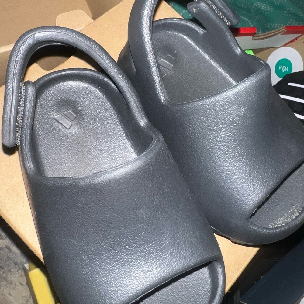 Adidas Kids black Sandals